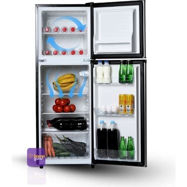 Cool Life Cm-Retro-Bej 138 Önden Kapak 115 Litre Buzdolabı 2