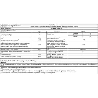 Daewoo D-Tr Dw 05000 W 5 Program Bulaşık Makinesi 6