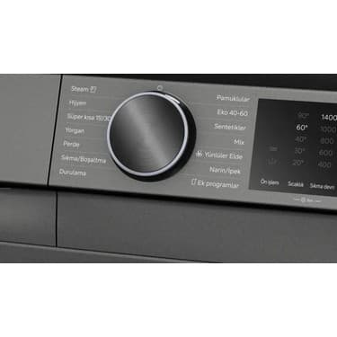 Siemens WG64K2ZRTR Çamaşır Makinesi 11 kg 1400 Devir Antrasit 3