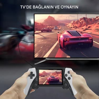 Sjgam M25 4.3 Inç HDMI Çıkışlı Taşınabilir Retro Oyun Konsolu Atari 20000 Oyun 3