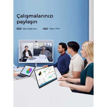 Ultrax 15.6" 60hz Ips Type-c Full Hd Taşınabilir Monitör 4