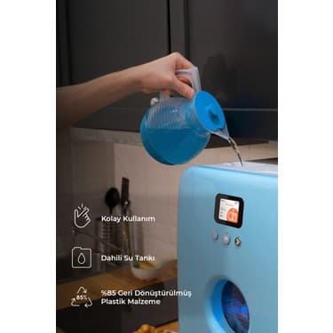 Bob Tezgah Üstü Mini Bulaşık Makinesi Siyah 4