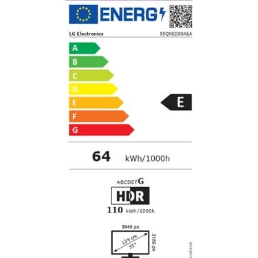 LG 55QNED80A6A 55" 140 Ekran 4K Ultra HD Smart webOS QNED TV 6