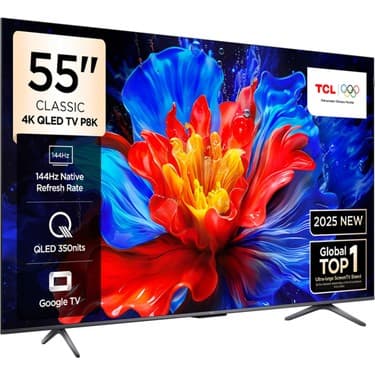 TCL 55P8K 55'' 139 Ekran Uydu Alıcılı 4K Ultra HD QLED Google TV 2