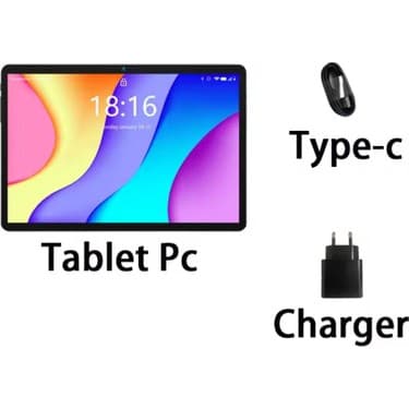 Rosh Bmax Android 15 Maxpad I9 Plus 10.1 Inç 1280*800 IPS Hd Dokunmatik Ekran 12 GB (4 GB Ram + 8 GB Genişletme) 64 GB Rom Rockchip RK3562 Tablet 3