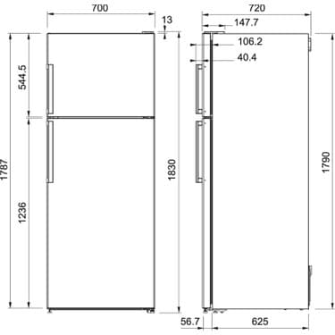 Franke Solo Ffrf 478 Nf Xs 434 L Inox Buzdolabı 2