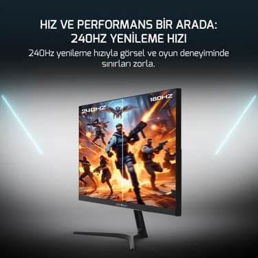 James Donkey Epic P20 27'' 240Hz 0.5ms Fhd Va Gaming Monitör (Sıfır Ölü Piksel Garantili) 2