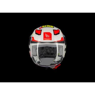Mt Helmets Kask mt Çocuk Lıte Dino A0 Beyaz 3
