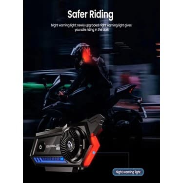 Soi Home BT57 Motosiklet Kask Kulaklık Intercom Işıklı Motorsiklet Interkom 2