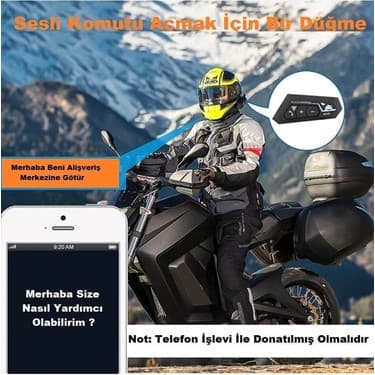 Hall Breathe Bluetooth Moto Kulaklık ve Intercom Sistemi - Kablosuz Konfor ve Ses Kalitesi 3