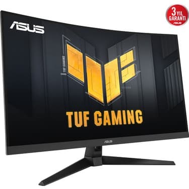 Asus TUF Gaming VG32VQM5B 31.5" 250Hz 0.5ms HDMI DP AdaptiveSync FreeSync Premium FHD Fast VA Curved 1500R Gaming Monitör 4