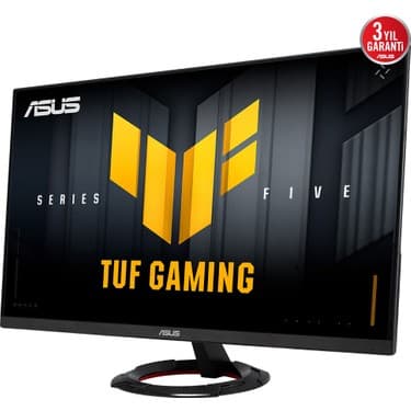 Asus Tuf Gamıng VG249Q5R 23.8 Fast IPS 1920X1080 0.3ms 200Hz 300CD Dp HDMI Hoparlör Vesa 3yıl Flıcker-Free,çerçevesiz,düşük Mavi Işık Monitör 3