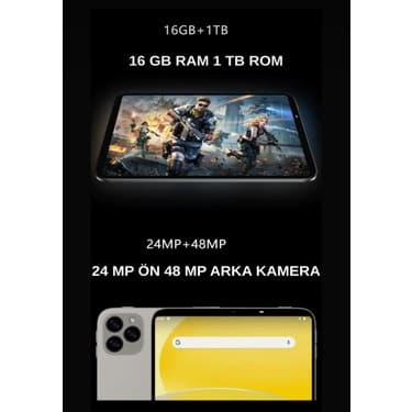 Erbar Hk Pad Pro 10 10.1" 5g Sim Kartlı 16G Ram 8000MAH Batarya Android Akıllı Tablet 4
