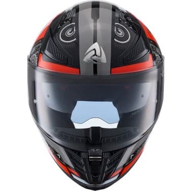 Nukrotech Nukro Combat Kırmızı-Siyah Kapalı Kask Pinlockhediyeli 2