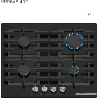 Bosch Siyah ITHAL EXCLUSIVE SET Ankastre Set (HJG852YB0T -FIRIN & PPH6A6I40OOCAK & DWK67PJ60T DAVLUMBAZ) 6