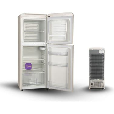 Cool Life Cm-Retro-Bej 138 Önden Kapak 115 Litre Buzdolabı 5