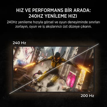 James Donkey Rion R40 24'' 240Hz 0.5ms Fhd Va Panel Gaming Monitör (Sıfır Ölü Piksel Garantili) 3