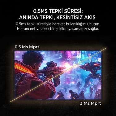 James Donkey Rion R40 24'' 240Hz 0.5ms Fhd Va Panel Gaming Monitör (Sıfır Ölü Piksel Garantili) 4