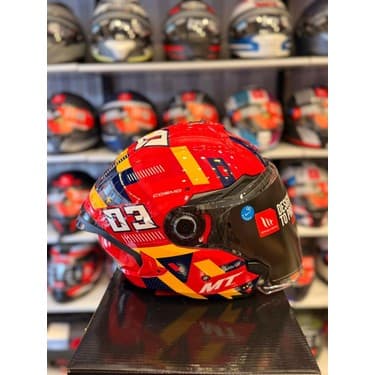 Mt Helmets Kask mt Cosmo Sv Sergıo Garcıa E5 Parlak Kırmızı 3