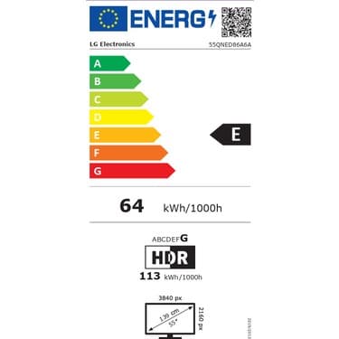 LG 55QNED86A6A 55'' 139 Ekran Uydu Alıcılı 4K Ultra HD Smart webOS QNED TV 7