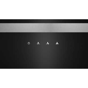 Siemens LC95FCJ60T IQ300 Duvar Tipi Davlumbaz 90 cm Siyah Cam, Siyah 3