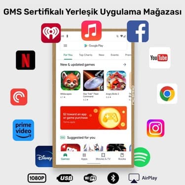 NPO NW3299T 32'' Full Hd 4/64GB Android Dokunmatik Dijital Aile Takvimi Smart LED Ekran 5