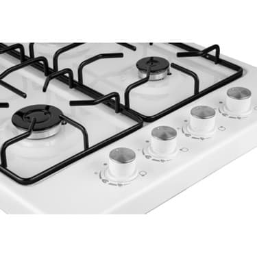 Kısmet Orevoo 4 Gözlü Üstten Düğmeden Çakmaksız Set Üstü Beyaz Ocak 3