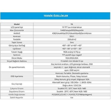 Snrelk 21,5" Sesli Dahili Hoparlör 12V (Kumandalı) Geniş Ekran 75 Hz 5ms (Vga,hdmı) LED Monitör 2