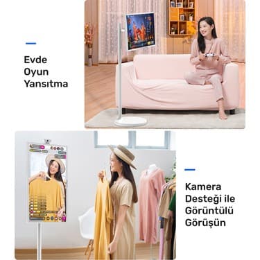 NPO SW3293T 32'' Full HD 4/128GB Android Dokunmatik Şarjlı Taşınabilir Smart Led Ekran 7