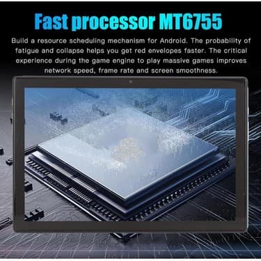 Rosh Ofis Tableti, 12 GB 256 GB Bellek Seyahat Için 10,1 Inç Hd Tablet (Ab Tak), Tablet 4