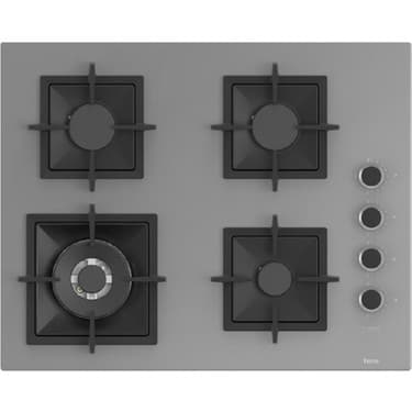 Ferre Grey FryArt 3 Lü Ankastre Set ( QEP63CPR - SC408-WFA - D082-SA ) A++ Sessiz Davlumbaz - 65 cm Wok Bek Ocak 3