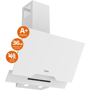 Ferre Fryart&buharlı Ferovia Sessiz Davlumbaz Elektrikli Beyaz Ank. Set (D064-SA + MS263 + XE64CB) 2
