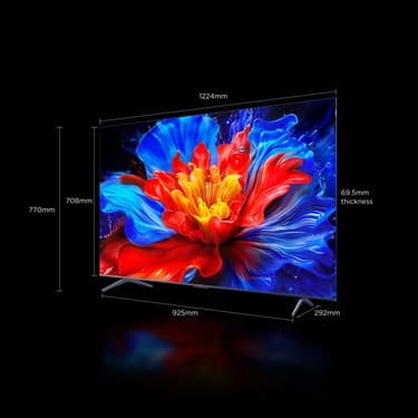 TCL 55T8C 55" 139 Ekran Uydu Alıcılı 4K Ultra HD QLED Google TV 7