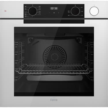 Ferre Fryart&buharlı Liventa Sessiz Davlumbaz Elektrikli Beyaz Ank. Set (D078-SA + MS263 + QEP64CB) 4