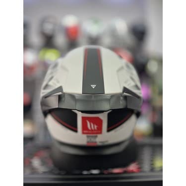 MT Braker Charm Mat Beyaz Şeffaf (+1 Ayna Vizör) 4