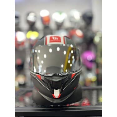 MT Braker Charm Mat Beyaz Şeffaf (+1 Ayna Vizör) 5