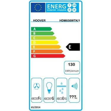 Hoover HDM656WTK/1 60 cm Beyaz Ankastre Davlumbaz 2