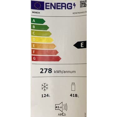 Bosch KDN76XWE1N Buzdolabı No Frost Üstten Donduruculu Beyaz 5