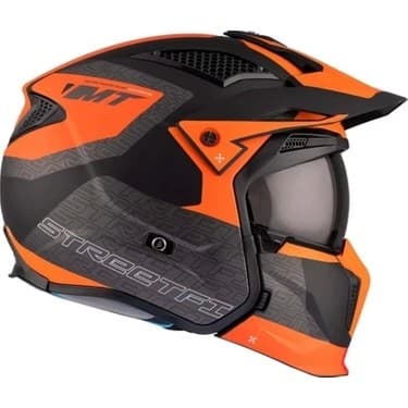 Mt Helmets Streetfighter Sv S Totem B4 Mat Turuncu 4
