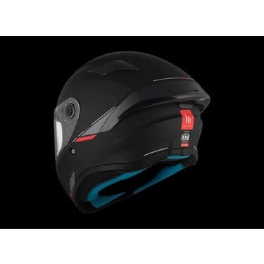 Mt Helmets Kask mt Helmets Targo S Solid Siyah Mat 5