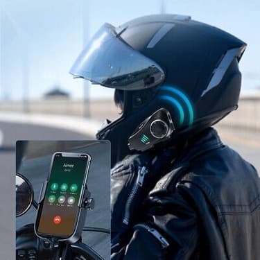 Ebakbak Motosiklet Kask Interkom Su Geçirmez 1080P Hd Sürüş Kaydedici Kamera 5.3 Bluetooth 3