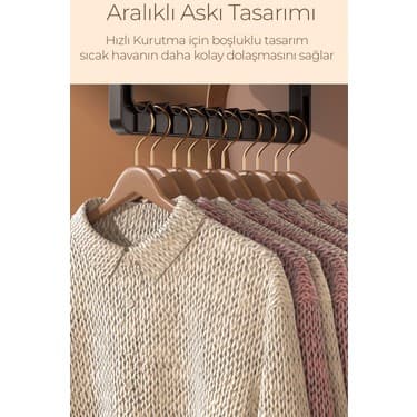 Katlanır Çamaşır Kurutma Makinesi Mor 3