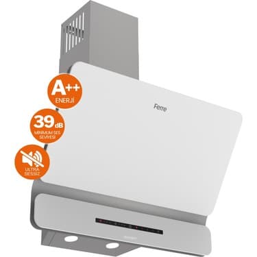 Ferre Fryart&buharlı Ravento Sessiz Davlumbaz Elektrikli Beyaz Ank. Set (D081-SA + MS263 + QEP64CB) 2