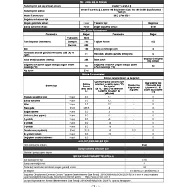 SEG Lfw 4701 Buzdolabı 4