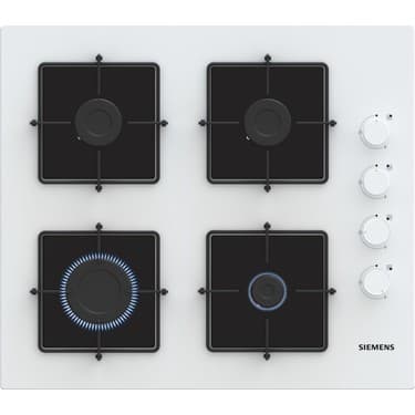 Siemens Beyaz Ankastre Set (HB557JYW5T Kendini Temizleyen Fırın EO6C2PP30O Ocak LC66KPJ20T Davlumbaz) 4