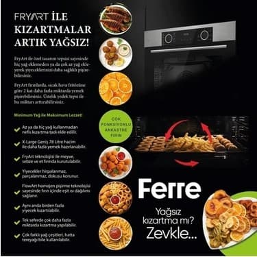 Ferre Fryart Siyah-Inox Premium Serisi (D063+RS035+XE63MI) 4