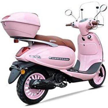 Yuki Bellini 50 Benzinli Scooter - Pembe 4