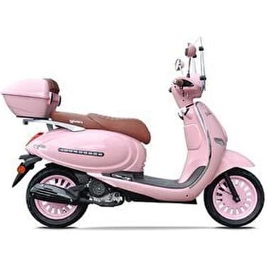Yuki Bellini 50 Benzinli Scooter - Pembe 5
