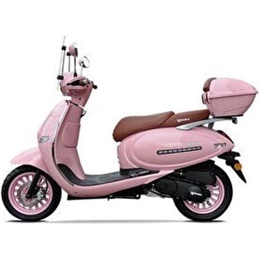 Yuki Bellini 50 Benzinli Scooter - Pembe 6