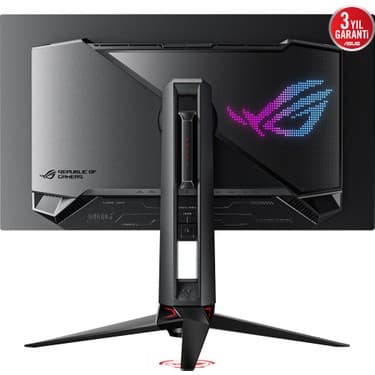 Asus Rog Swift PG32UCDMZ 31.5 Qd-Oled 3840X2160 0.03MS 240Hz 240Hz Dp HDMI Usb-C USB Vesa 3yıl 99% Dcı-P3, Eyecare, Flıcker-Free,dusuk Mavı Isık, Yükseklik Ayarı PD90 W Monitör 4